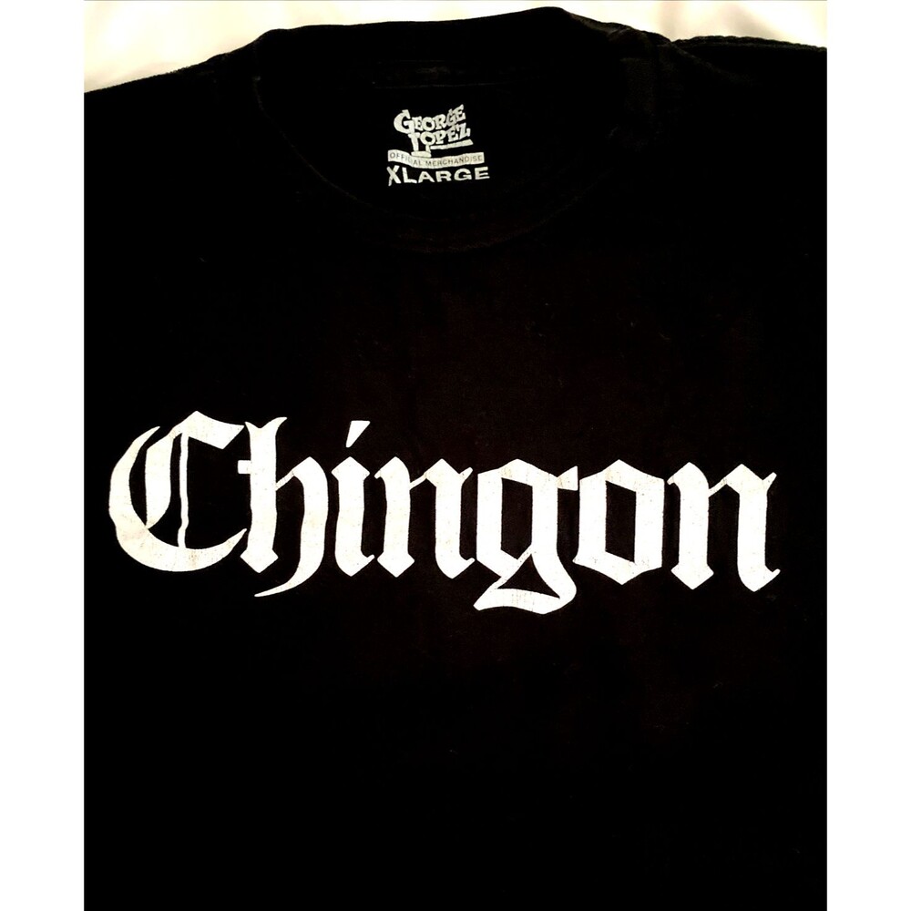 George Lopez Chingon T Shirt Comedy Mens XL T Shirt Latin Concert Black